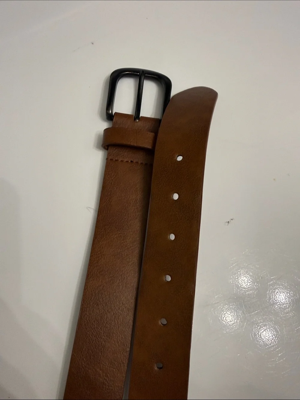🥳 5 for $25 BUNDLE ASOS Brown Faux Leather Belt with Black Buckle